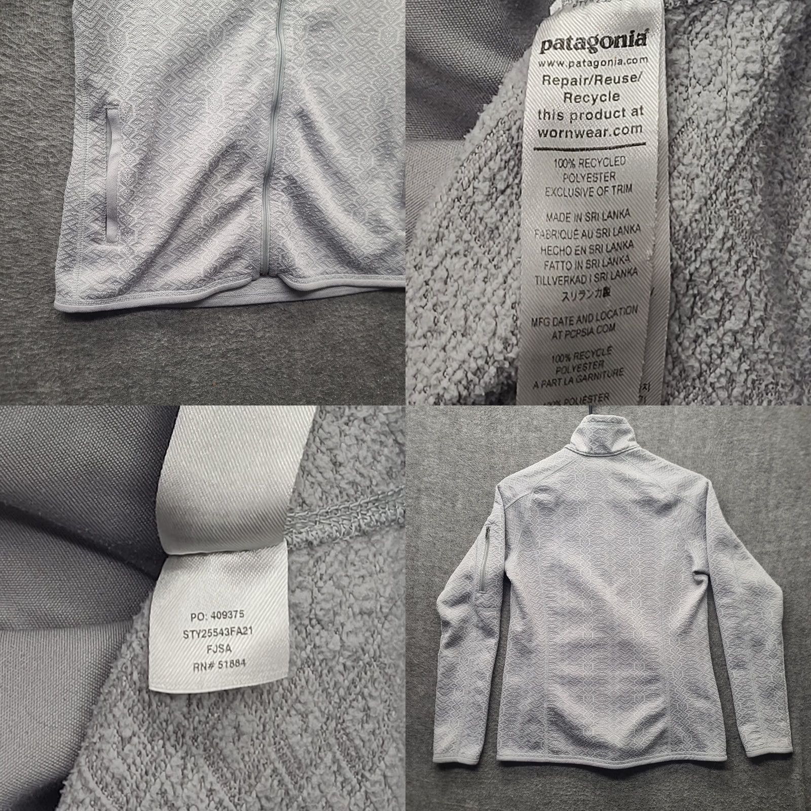 Patagonia VINTAGE Patagonia Better Sweater Jacket Womens M Rare Frozen Jacquard Fleece Gorpcore Size M / US 6-8 / IT 42-44 - 8 Thumbnail