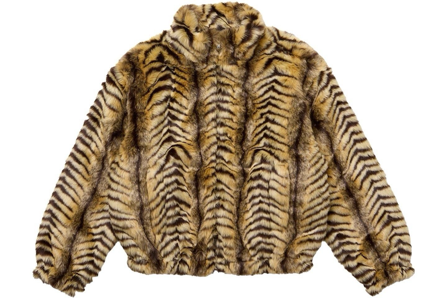 NWT Supreme Faux Fur WINDSTOPPER Bomber Jacket Size XL