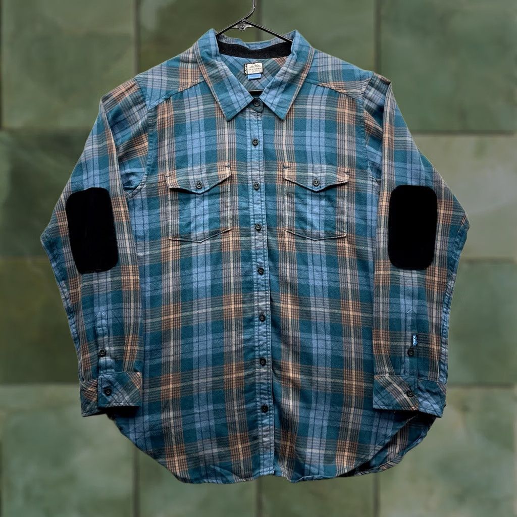 KAVU KAVU Flannel Shirt Womens XL Plaid Multicolor Button-Up Casual Long Sleeve Classic Outdoor Fall Spring Summer Winter Mens Womens Girls Boys Size XL / US 12-14 / IT 48-50 - 1 Thumbnail