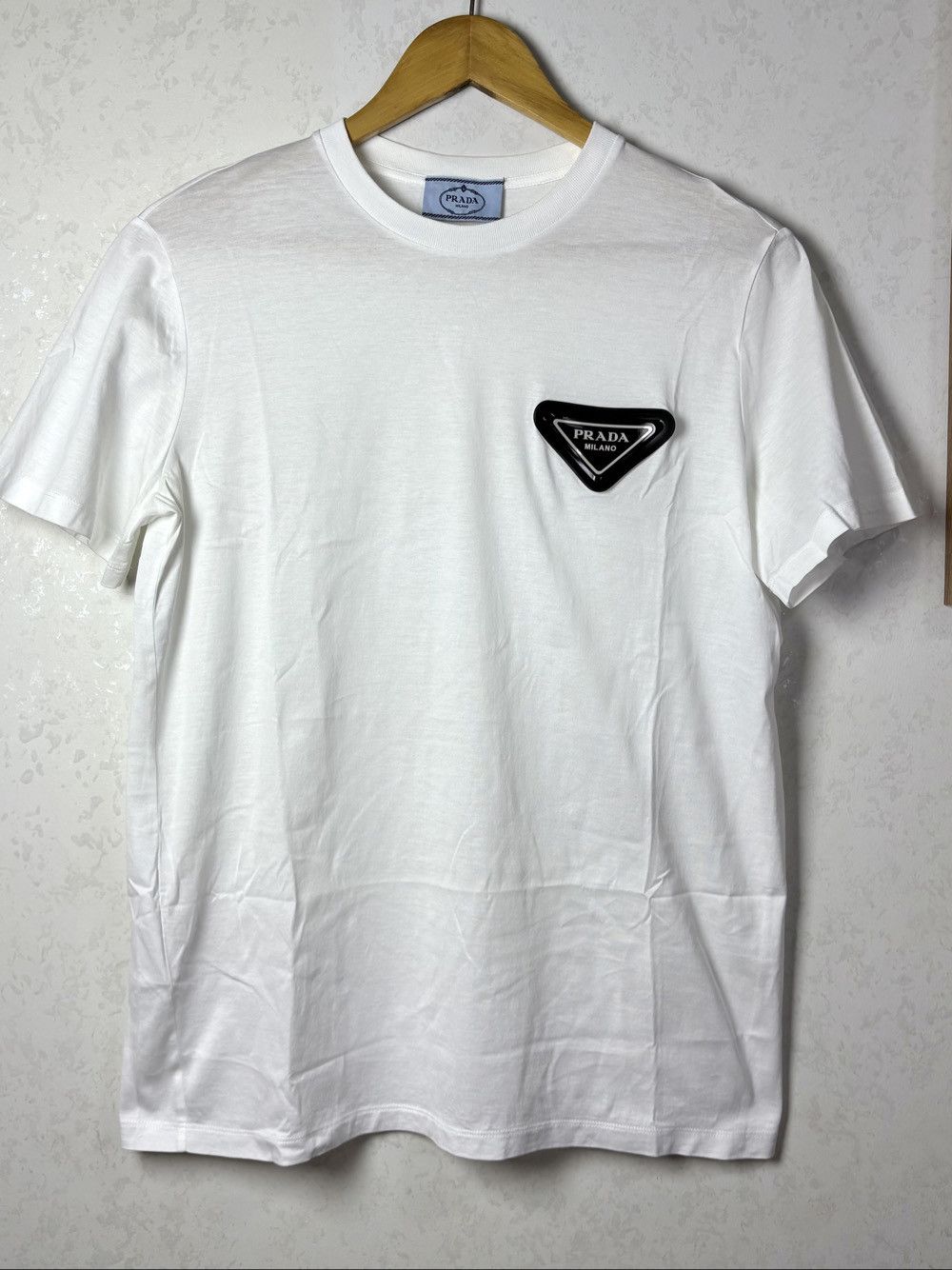 Prada Prada Triangle Logo T-Shirt Size M Size M / US 6-8 / IT 42-44 - 1 Thumbnail