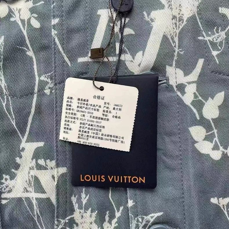 Louis Vuitton Louis Vuitton SS23 New Blue Botanical Monogrammed Denim Ja Size US M / EU 48-50 / 2 - 3 Thumbnail