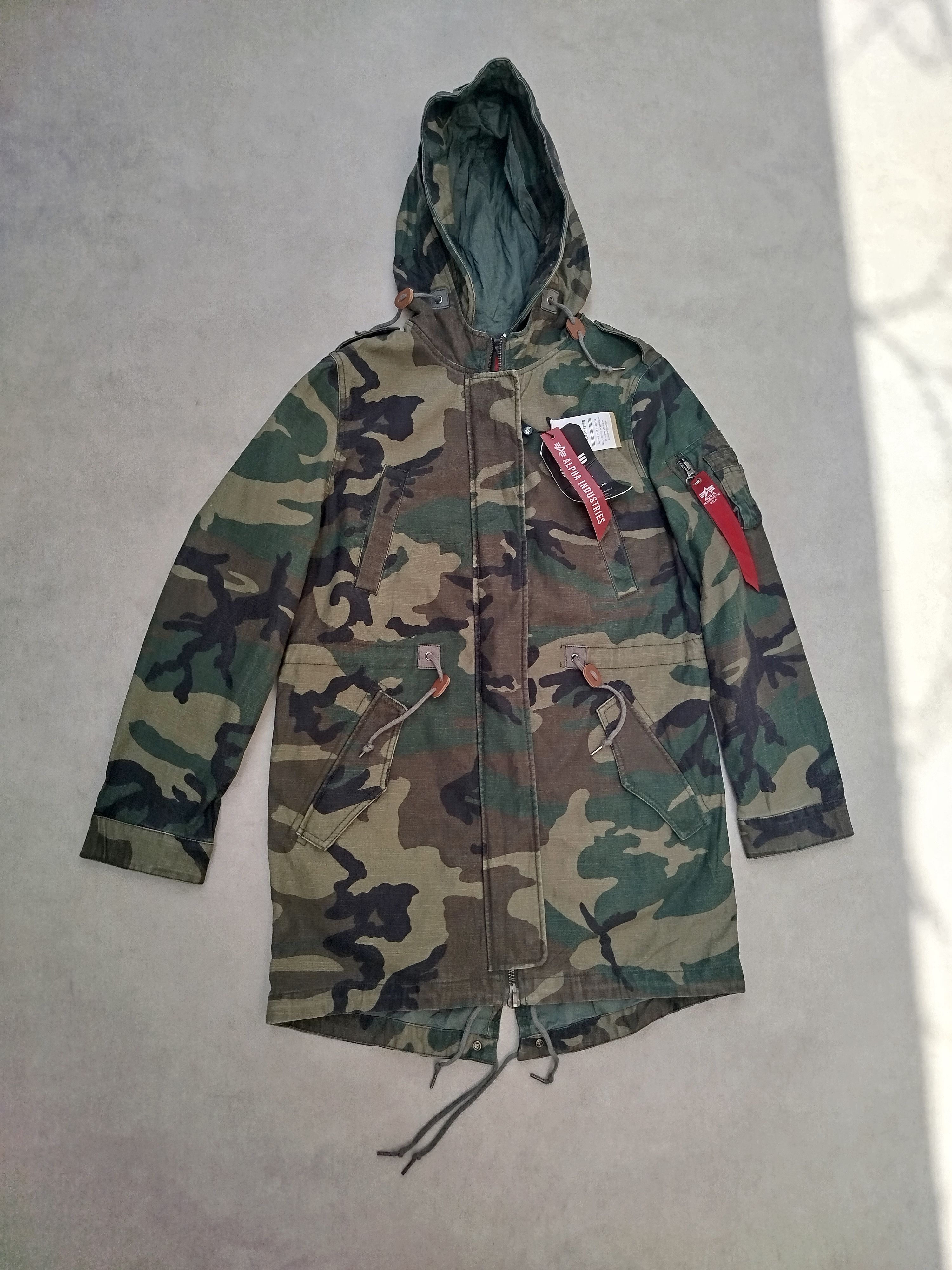 Alpha Industries Meri Fishtail Camo Field Coat M-65