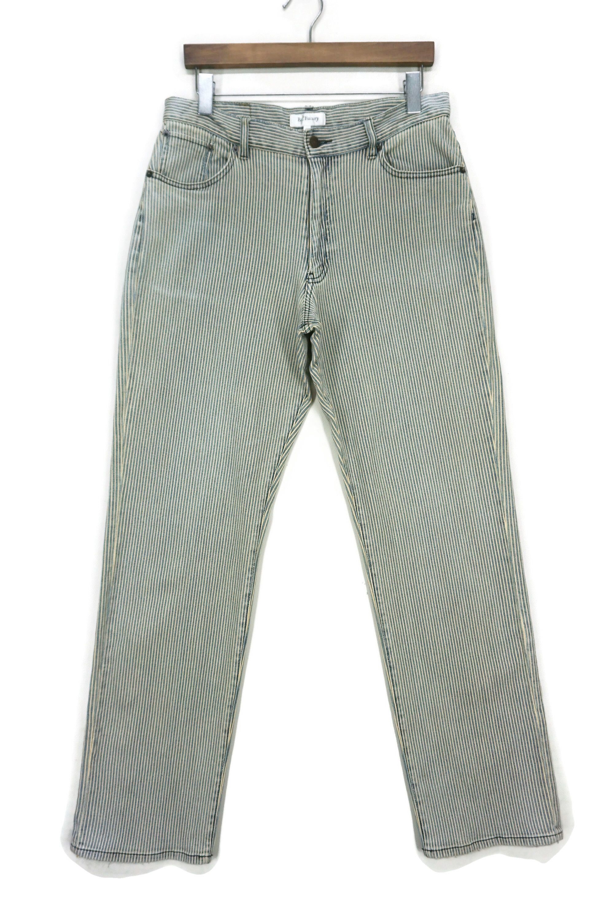 Japanese Brand BC Factory Jeans Size W33xL33 Hickory Dungarees Denim Size US 32 / EU 48 - 1 Thumbnail