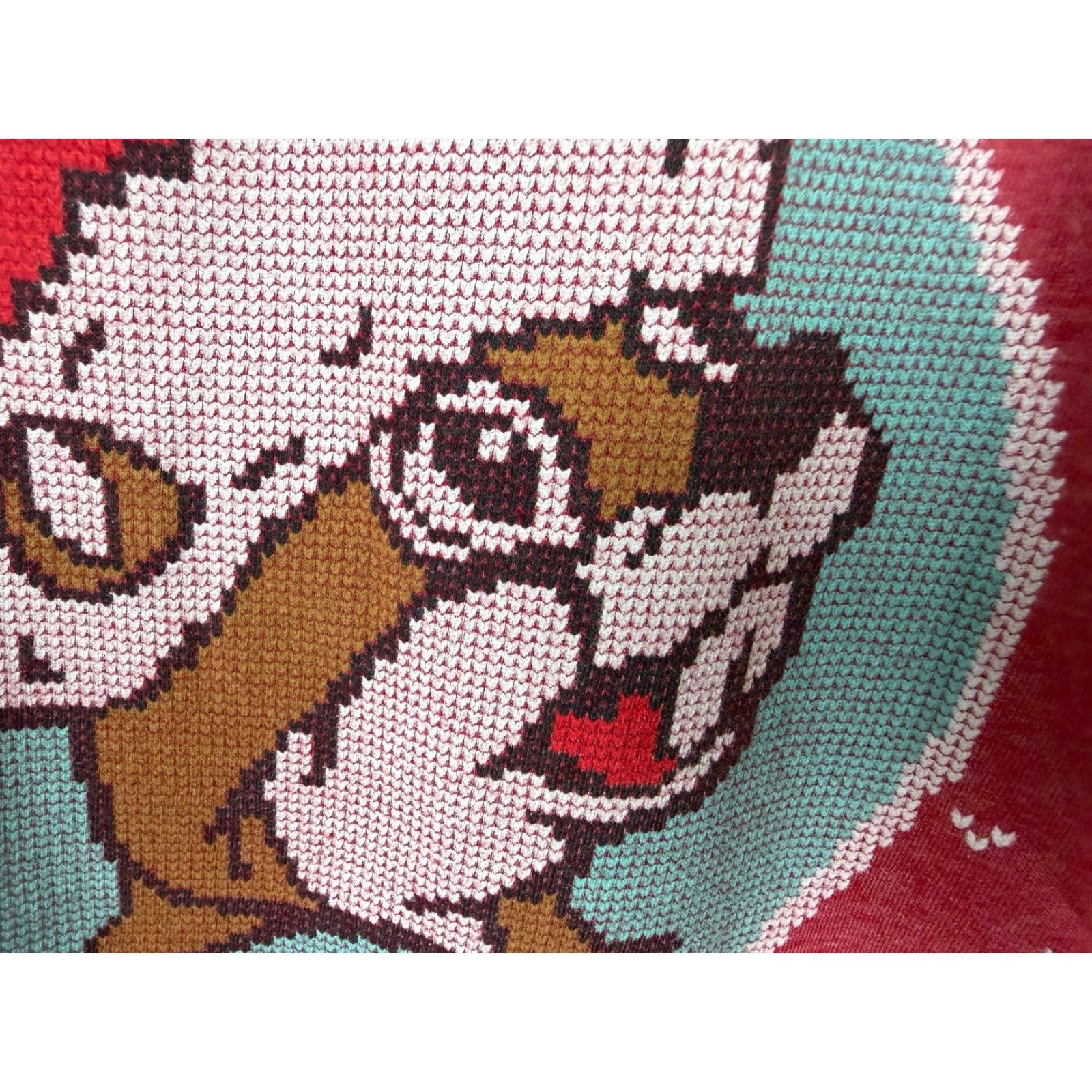 Vintage Buc-ee's Shirt T-Shirt Men XL Red Santa Claus Christmas Animals Holiday Graphic Print Short Sleeve Crew Neck Vintage: No Size US XL / EU 56 / 4 - 4 Thumbnail