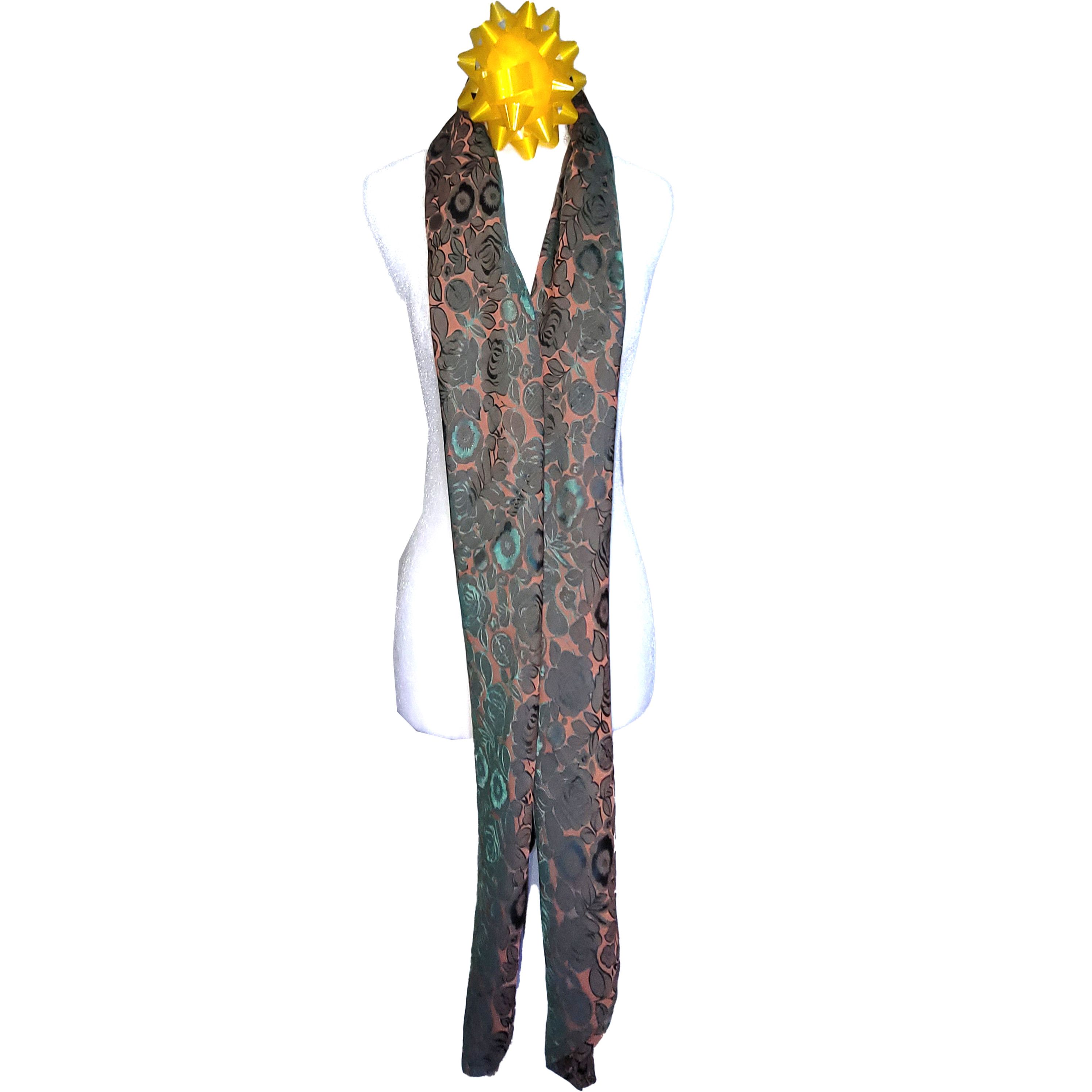 Other NWT Double-Sided Silk Scarf 52"x52" Large Square Wrap 3019 Size ONE SIZE - 9 Thumbnail
