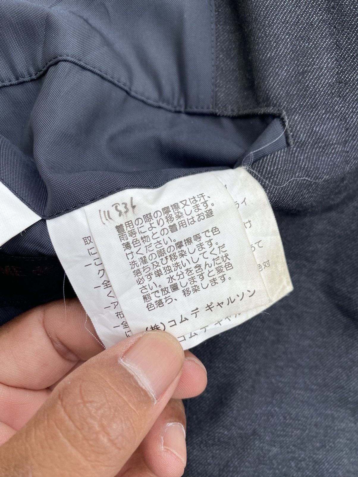 Comme des Garcons Homme Rare Vintage Comme Des Garcons Homme AD1999 Blazer Size 36R - 15 Thumbnail