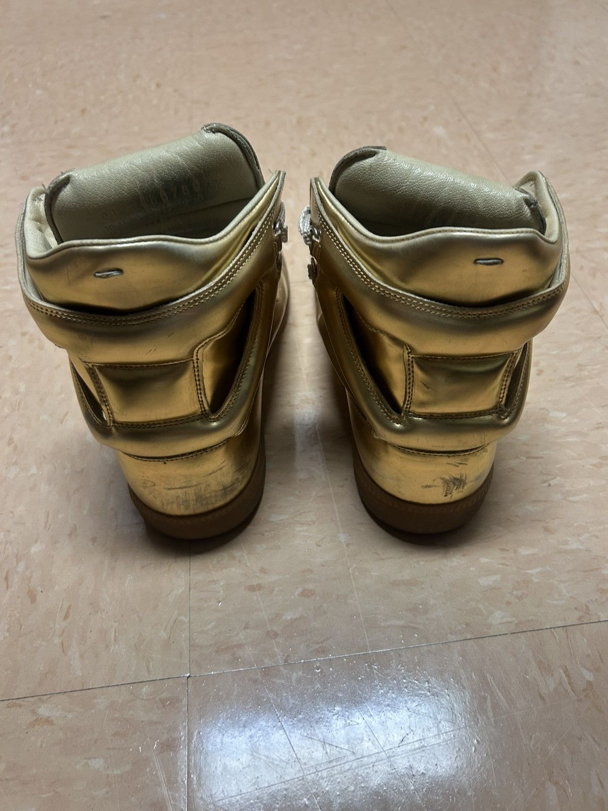 Maison Margiela Maison Margiela Chain Paneled GAT Sneaker Gold Size US 9 / EU 42 - 8 Thumbnail