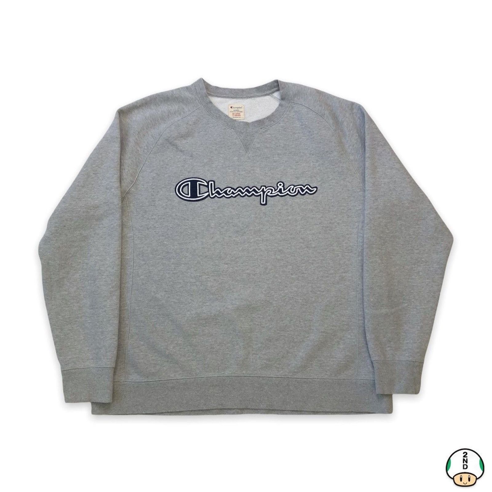Champion × Vintage Champion Sweatshirt 2XL Script Authentic Athletic Pullover Size US XXL / EU 58 / 5 - 1 Thumbnail