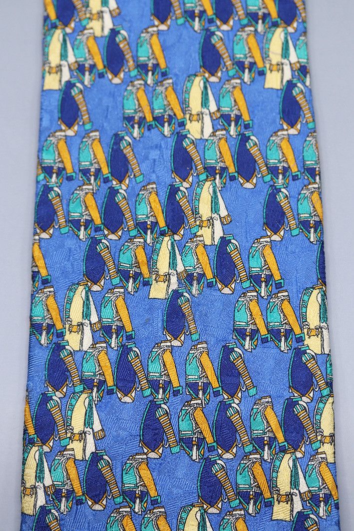 Ermenegildo Zegna Vintage Ermenegildo Zegna Abstract Print Tie Size ONE SIZE - 6 Thumbnail