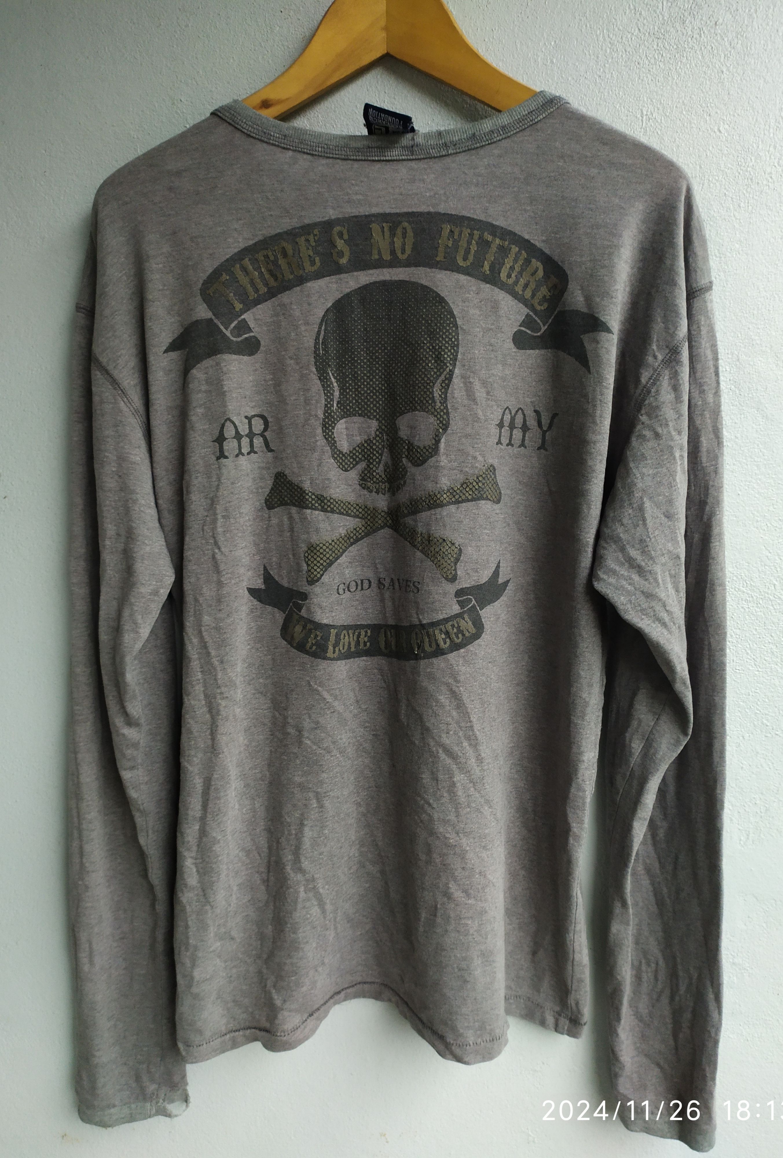 Beauty Beast × If Six Was Nine × Japanese Brand VINTAGE GRAPHIC RESEARCH FOUNDATION SKULL SHIRT Size US L / EU 52-54 / 3 - 1 Thumbnail