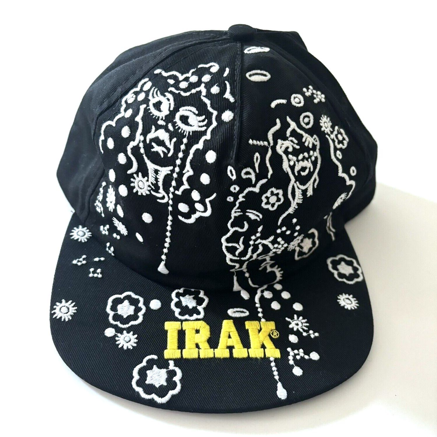 image of Denim Tears Irak Tears Hat in Black, Men's