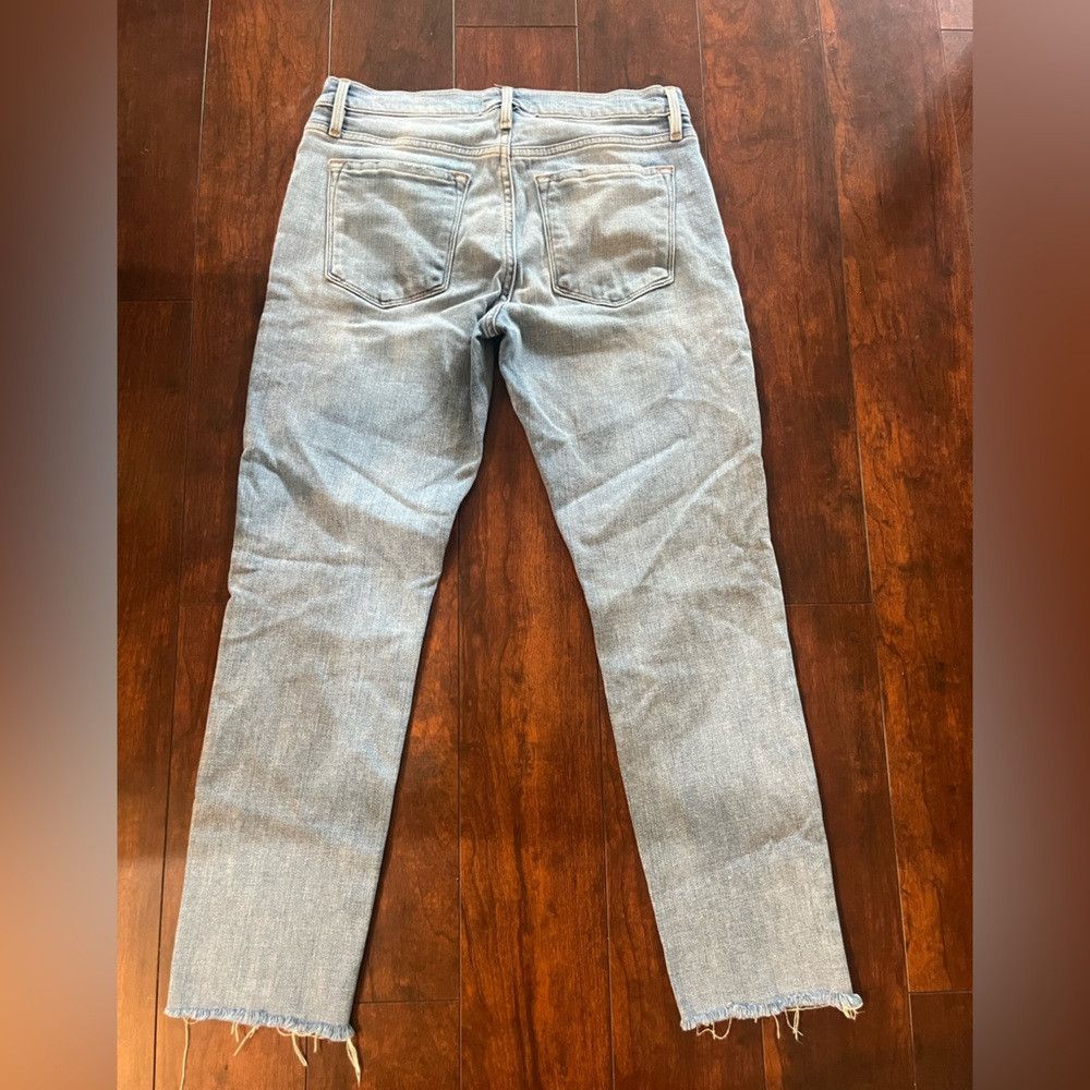 Frame Frame Denim Light Wash Straight Leg Jeans Size 25" / US 0 / IT 36 - 3 Thumbnail