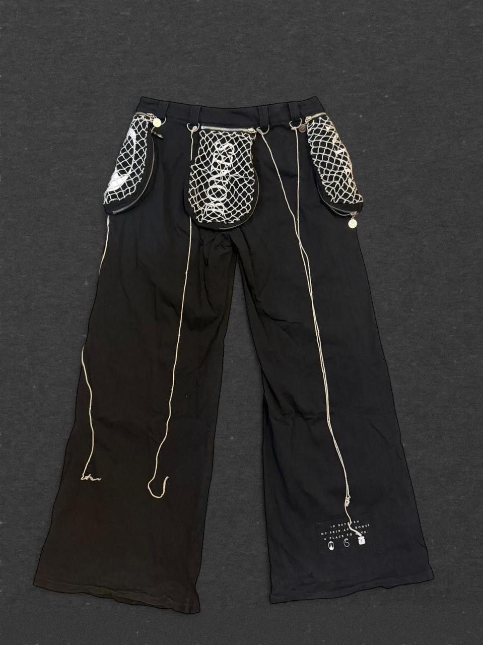 Japanese Brand Paynestar In Knots Flared Pants Size US 33 - 4 Thumbnail