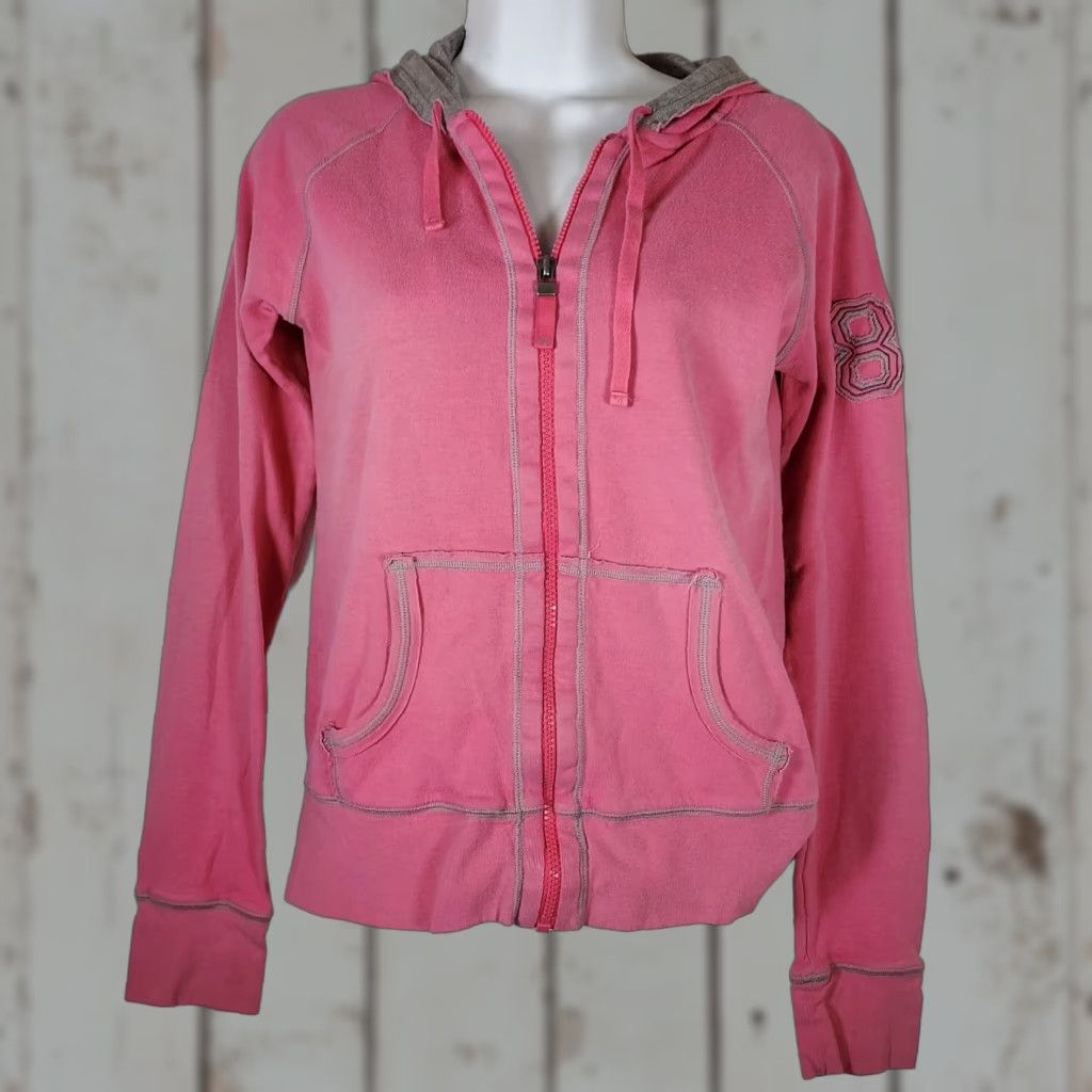 Pinko Victoria's Secret Pink Womens Size Small Bubble Gum Pink full zip Hoodie Size S / US 4 / IT 40 - 1 Thumbnail