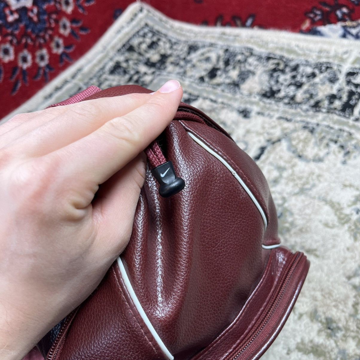 Nike Nike Vintage Mini Backpack Burgundy Wine Sneaker Sole Bottom Size ONE SIZE - 11 Thumbnail