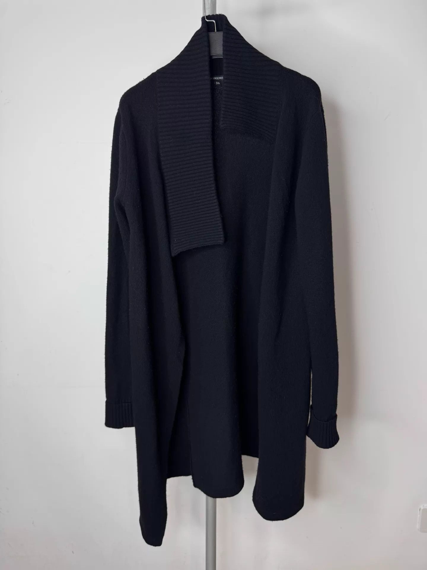 Ann Demeulemeester AnnDemeulemeester Asym Placket Wool & Cashmere Knit Jacket Size XXS / US 00 / IT 34 - 1 Thumbnail