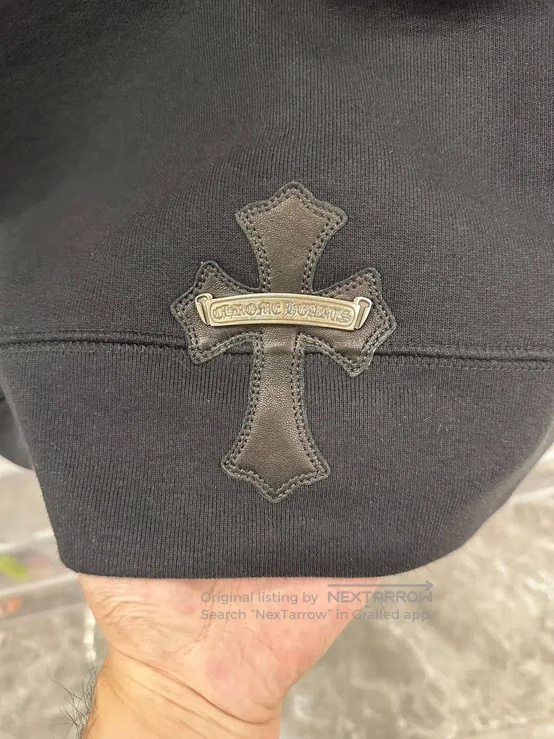 Chrome Hearts CHROME HEARTS Size L 1of1Sanskrit embroidered cross leather Size US L / EU 52-54 / 3 - 4 Thumbnail
