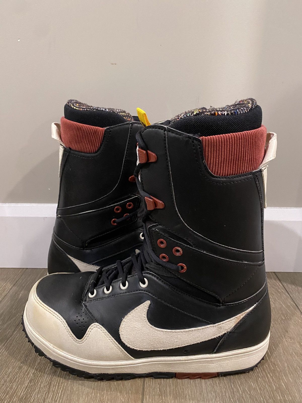 Nike Nike Zoom DK Danny Kass Snowboard Boots White / Black Size US 9 / EU 42 - 3 Thumbnail