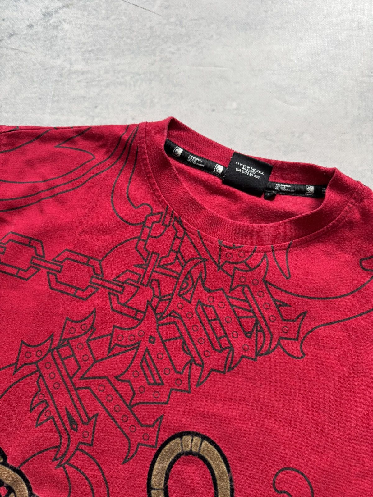 Karl Kani Karl Kani vintage tee red big logo chain Size US S / EU 44-46 / 1 - 4 Thumbnail