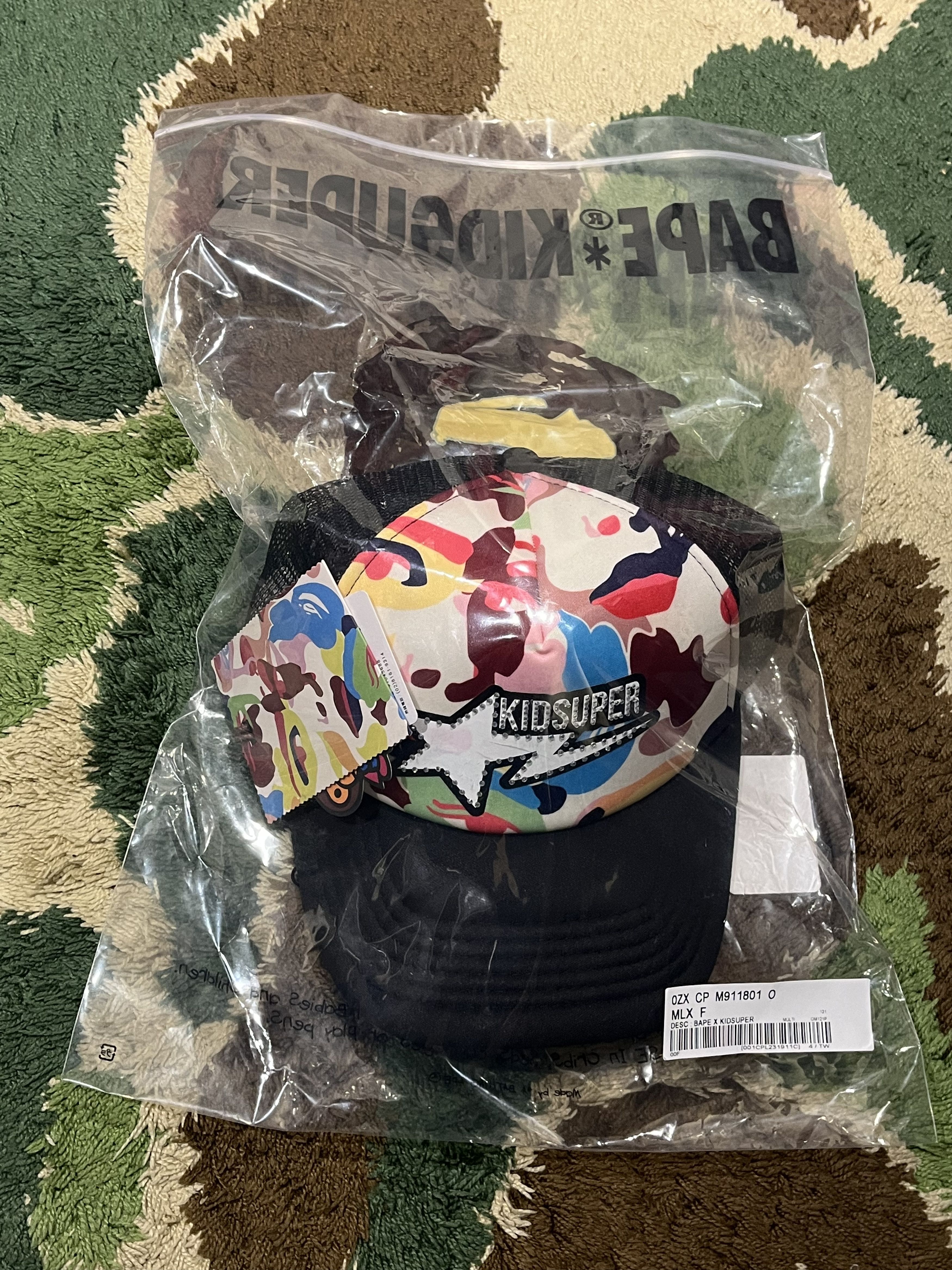 Bape Rhinestone Trucker | Grailed