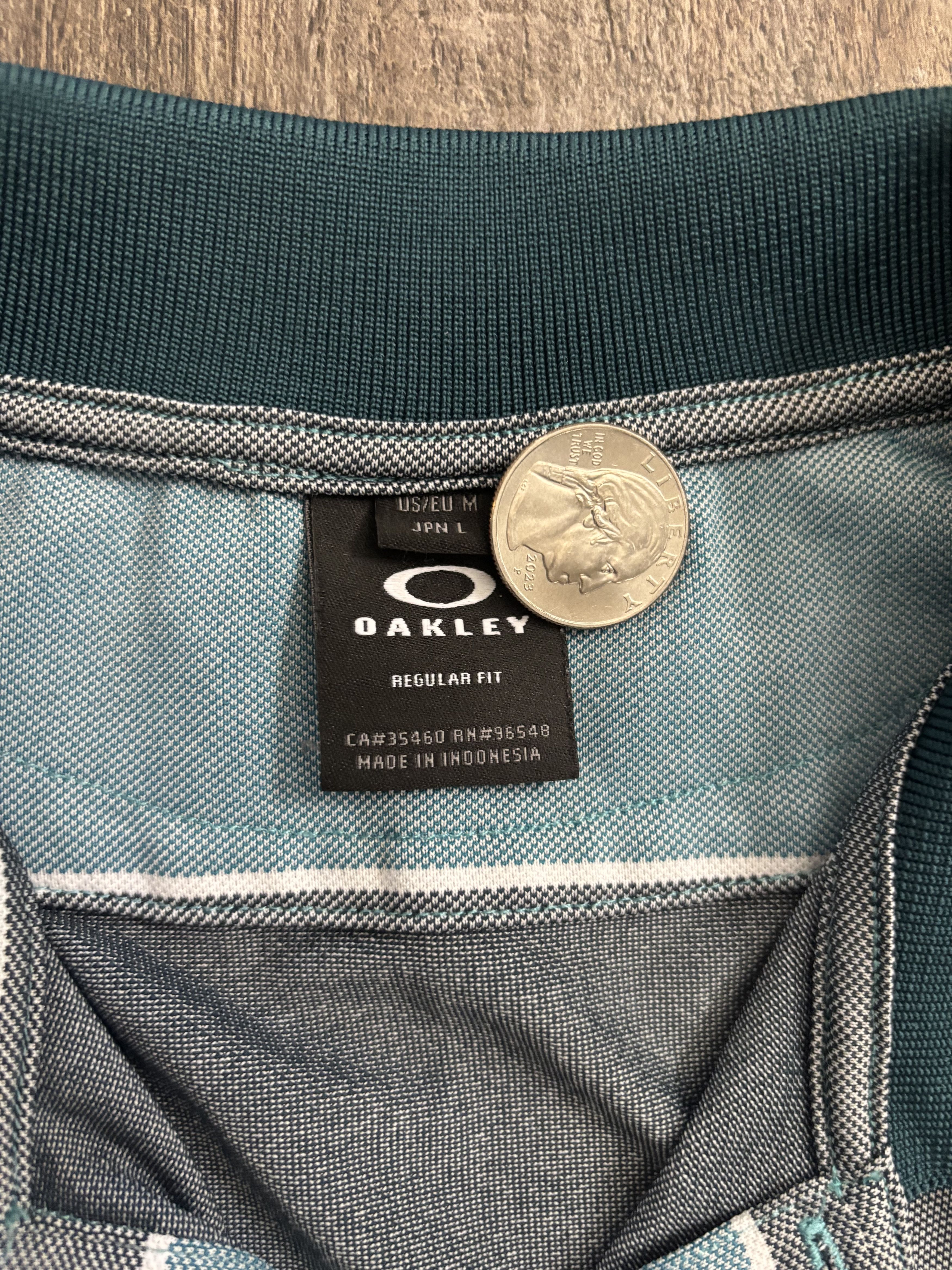 Oakley Oakley Striped Athletic Golf Polo Shirt Size US M / EU 48-50 / 2 - 2 Thumbnail