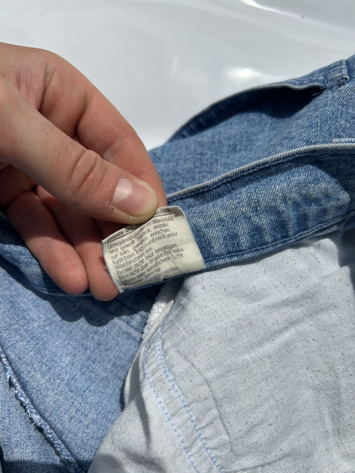 Other Vintage Fade Out Short Denim Jeans Made in Italy Size 46 EU Size US 36 / EU 52 - 11 Thumbnail