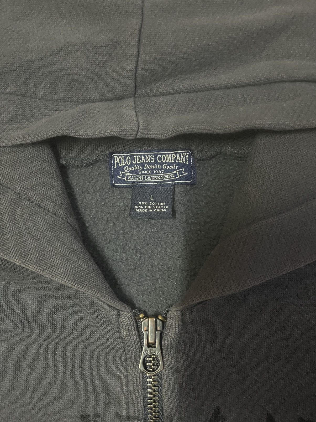 Ralph Lauren Vintage Polo Jeans Company Big Logo Ralph Lauren Hoodie Size US L / EU 52-54 / 3 - 3 Thumbnail