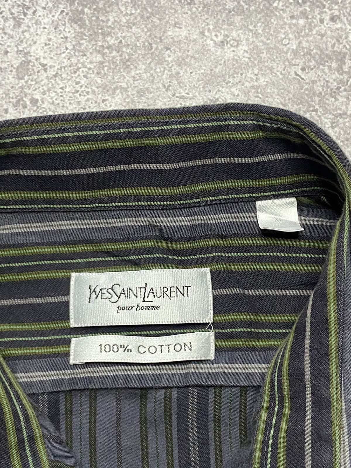 Yves Saint Laurent Vintage YSL shirt Yves Saint Laurent Oxford Size US XL / EU 56 / 4 - 4 Thumbnail