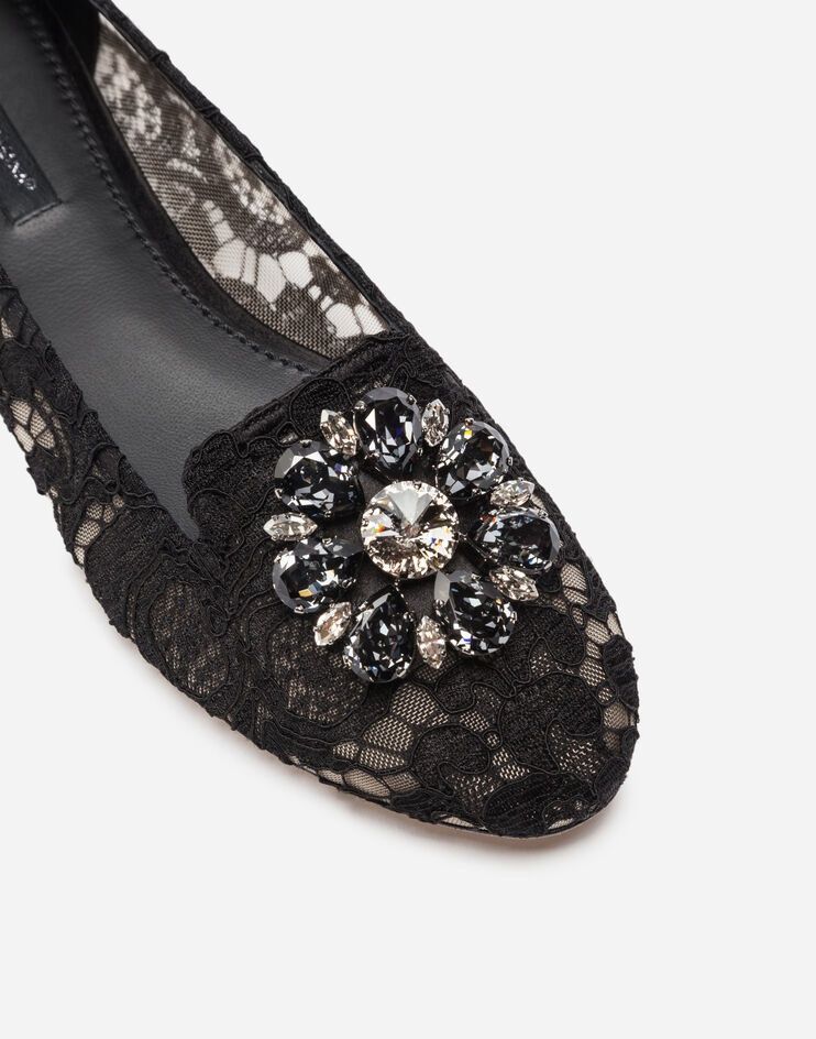 Dolce & Gabbana o1y0925 Loafers in Black Size US 4 / IT 34 - 2 Thumbnail