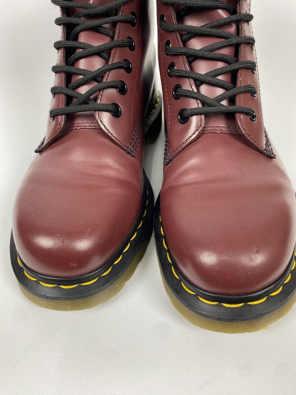 Dr. Martens × Vintage Dr Martens Vintage 1460 Bordeaux Leather Boots size 39 Size US 9 / IT 39 - 5 Thumbnail