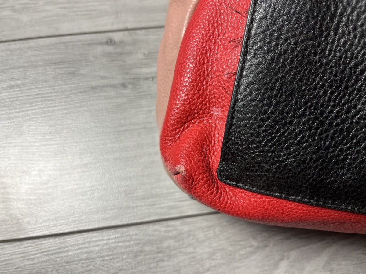 Love Moschino Love Moschino Backpack Genuine Leather RARE Black/Red Size ONE SIZE - 3 Thumbnail