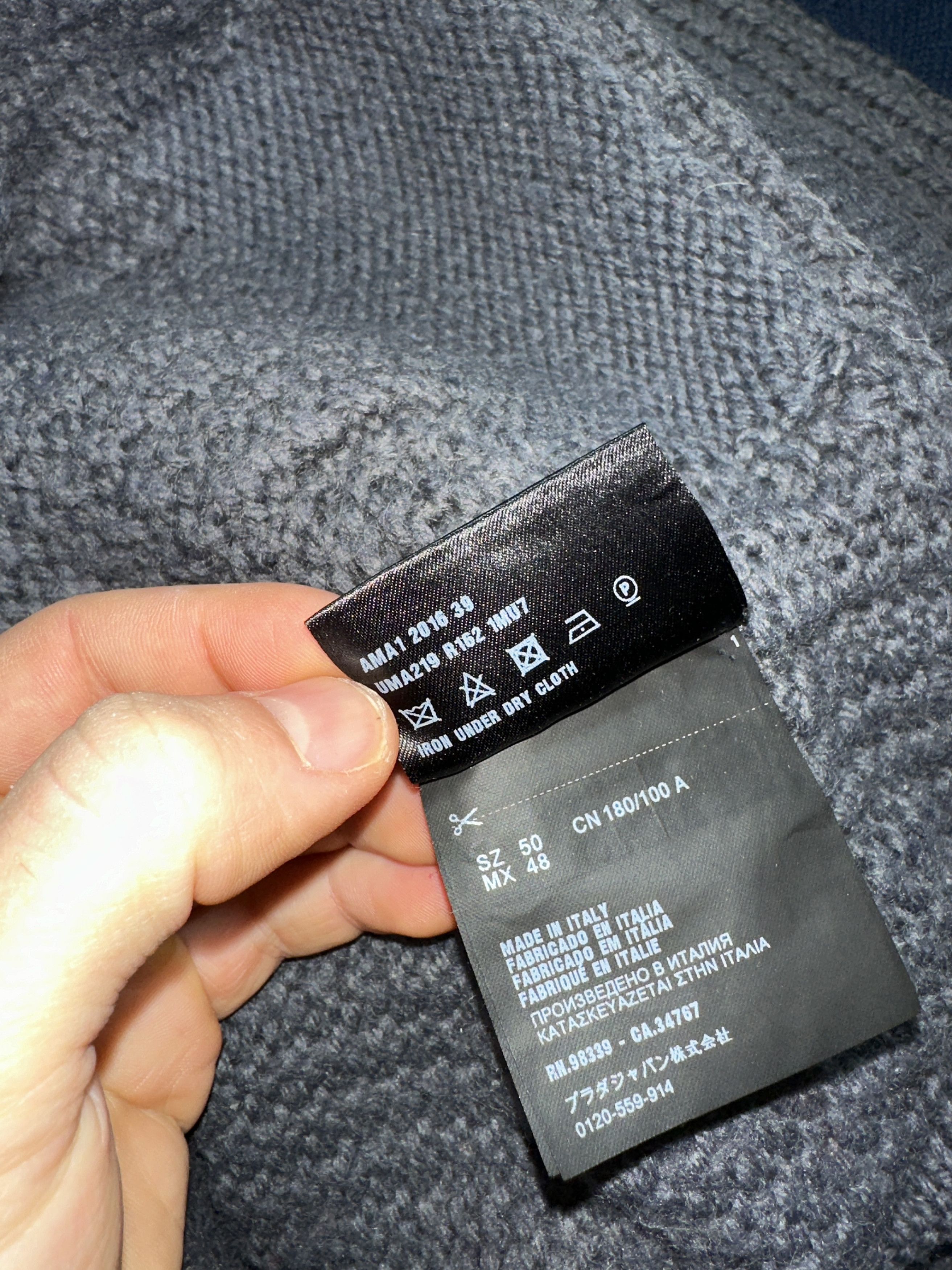 Prada Prada Milano Virgin Wool Chunky Knit Cardigan Size 50 IT M Size US M / EU 48-50 / 2 - 11 Thumbnail