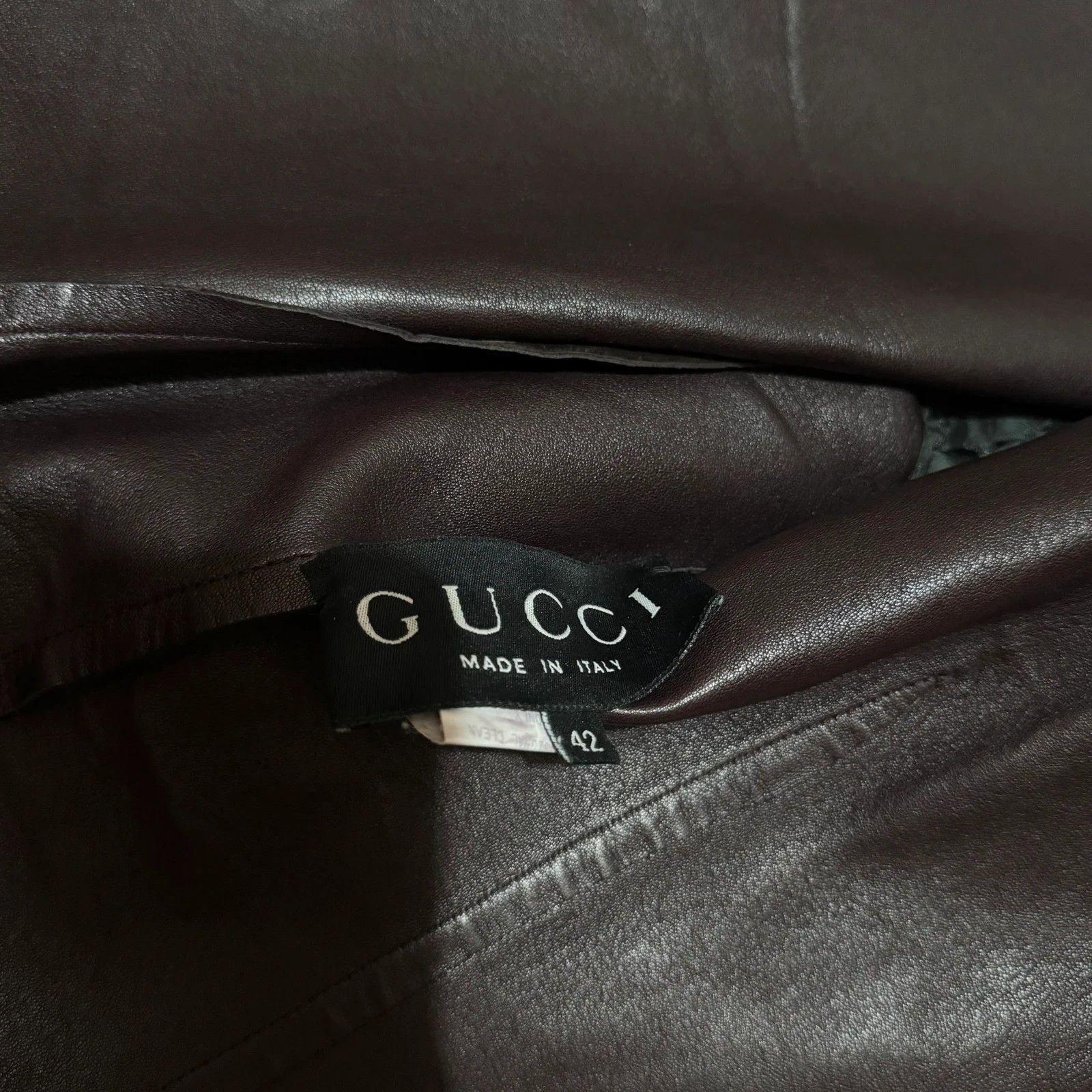 Gucci S/S 1998 Gucci by Tom Ford leather blazer Size S / US 4 / IT 40 - 6 Thumbnail