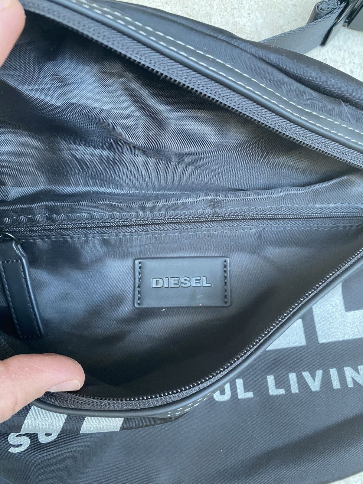 Diesel Diesel Black Logo Belt Bag Size ONE SIZE - 8 Thumbnail