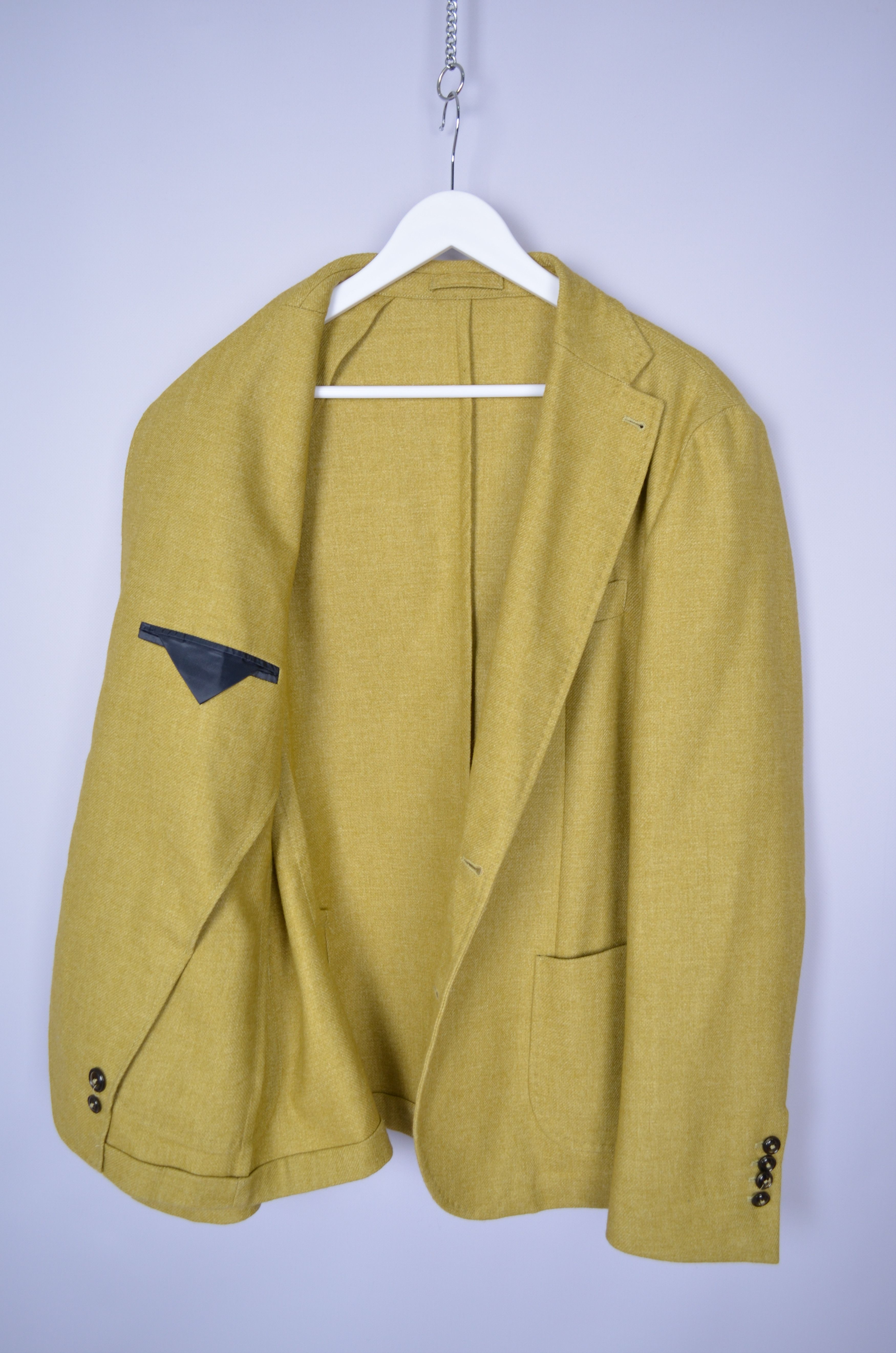 Designer Exibit La Sartoria Wool Polyester Blend Blazer Size US44 Size 44R - 12 Thumbnail