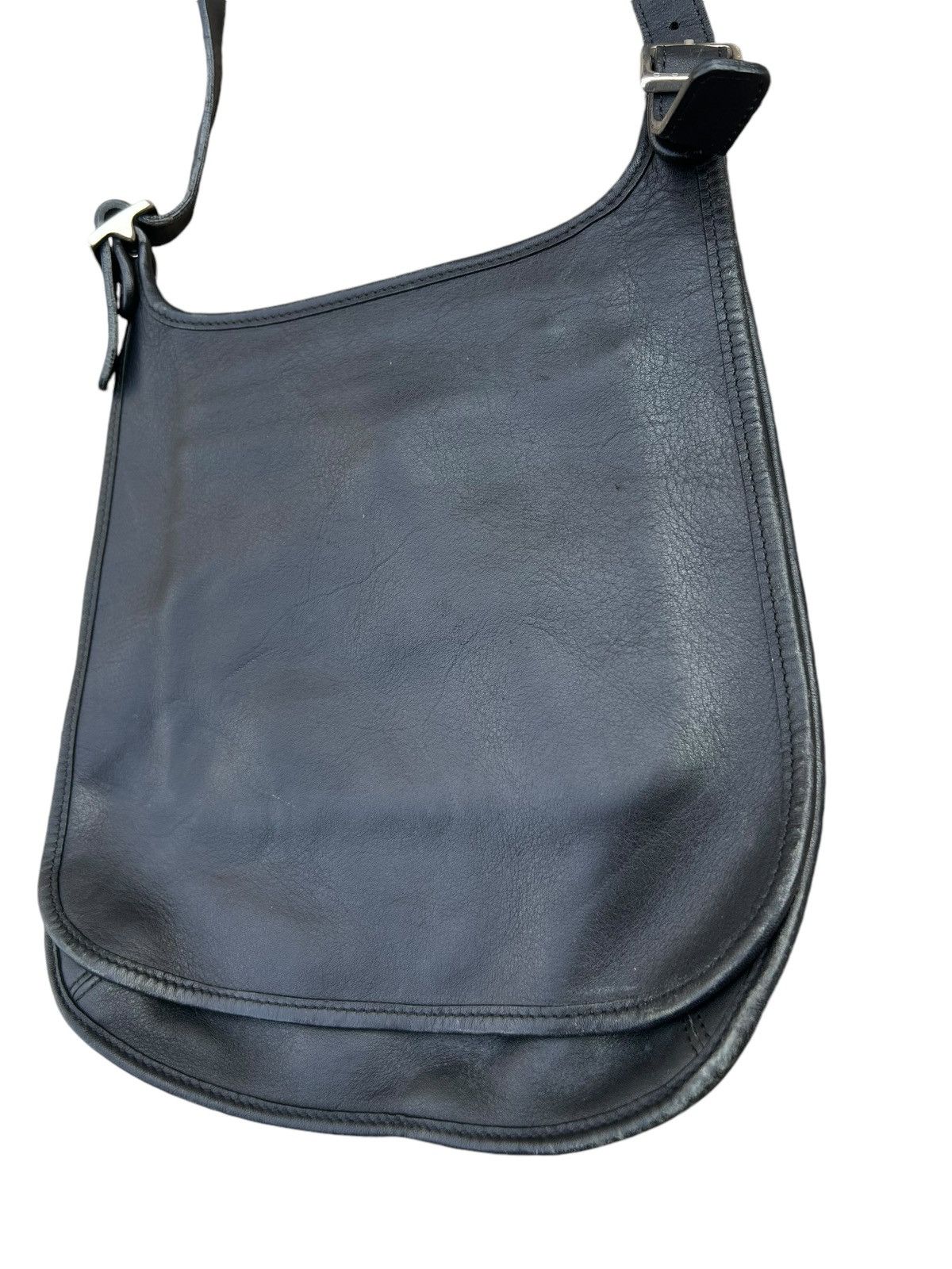 Coach × Leather Vintage Coach Patina Glove Tanned Leather Flap Bag Size ONE SIZE - 9 Thumbnail