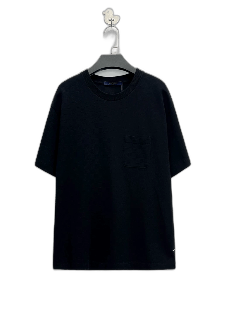Louis Vuitton Louis Vuitton Black Short Sleeve Pocket Tee-2506 Size US M / EU 48-50 / 2 - 1 Thumbnail
