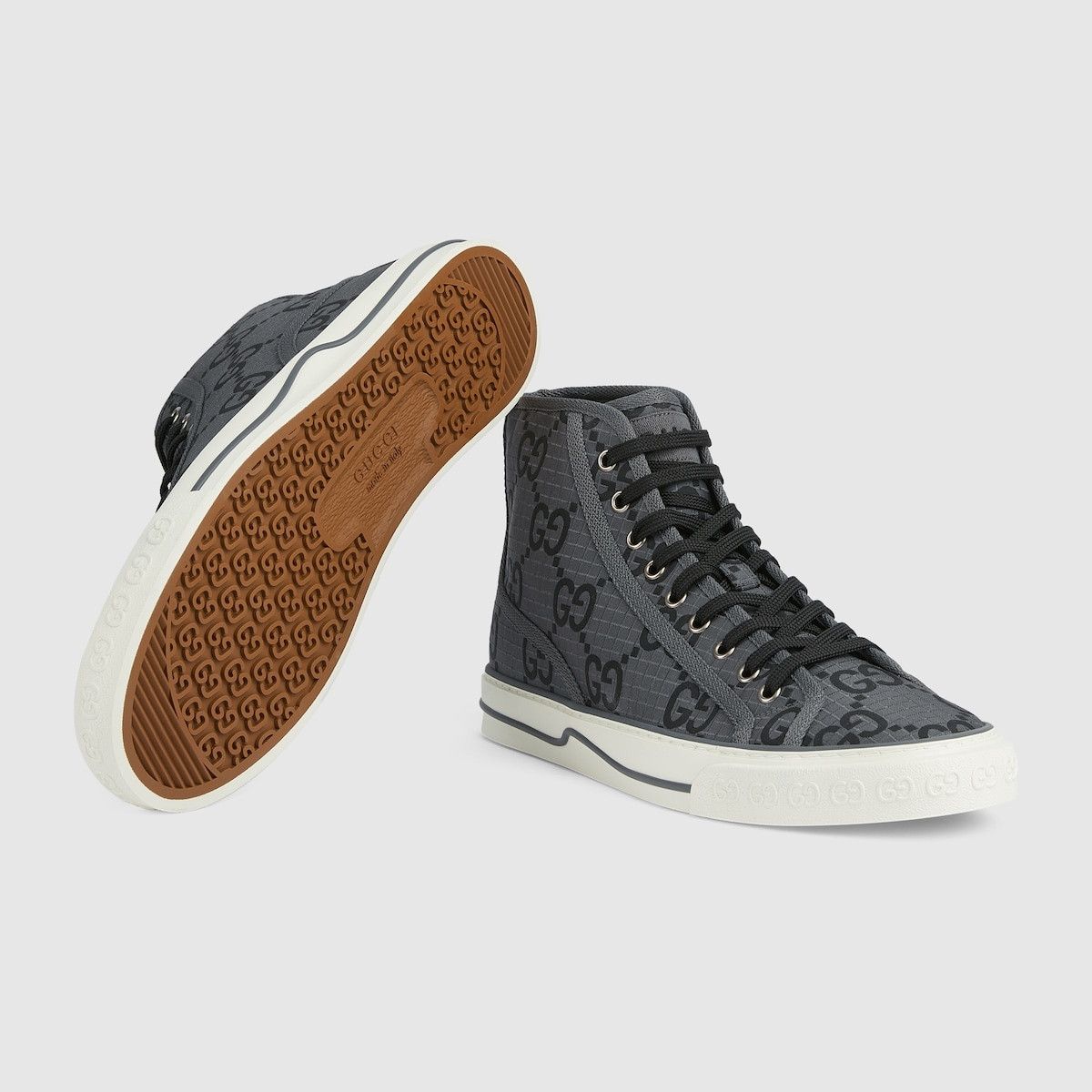 Gucci o1s1wg110425 Men's Gucci Tennis 1977 High-Top Sneakers Size US 15 / EU 48 - 5 Thumbnail