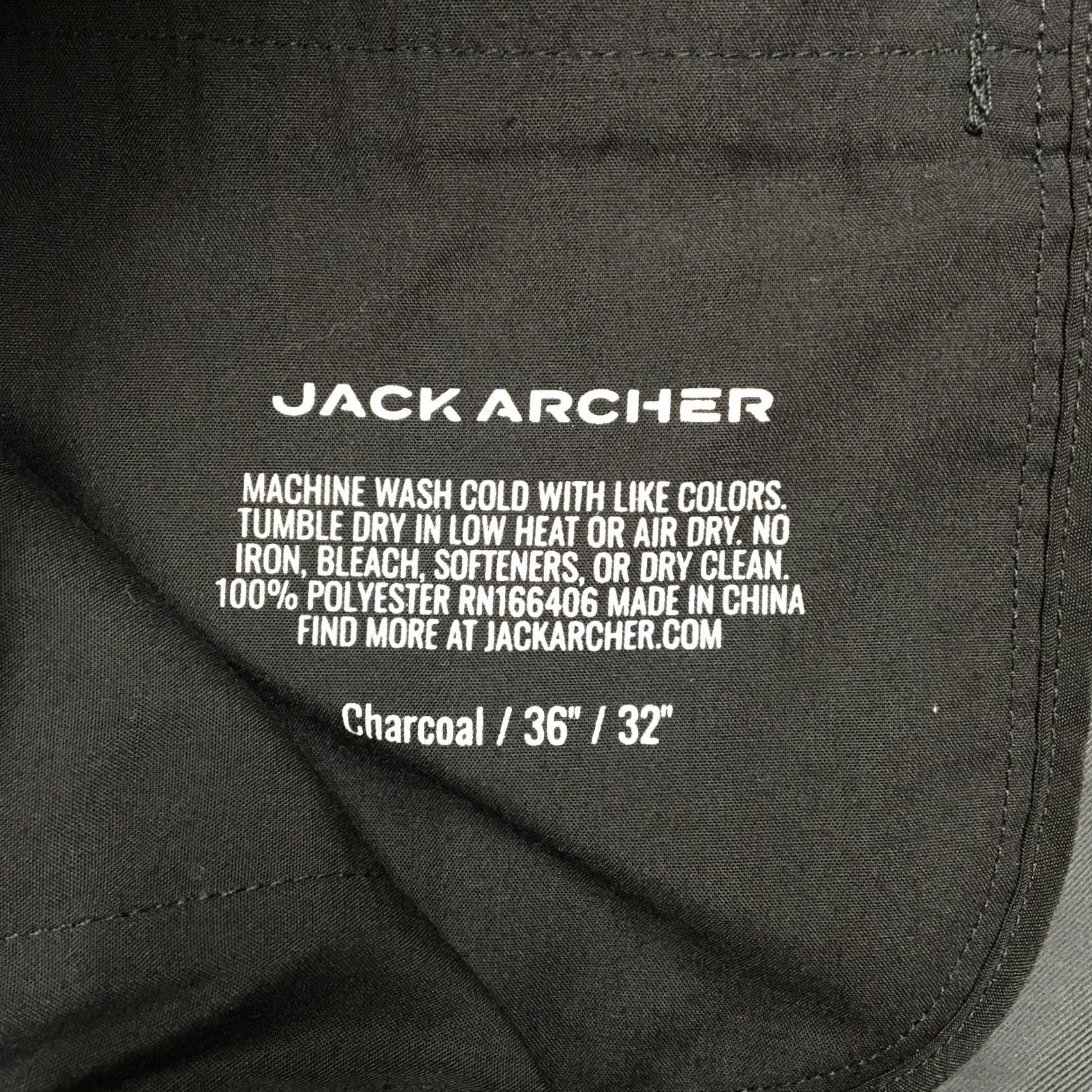 Vintage Jack Archer Jetsetter Pant Mens 34x28 Charcoal Gray Office Comfort Performance Size US 34 / EU 50 - 5 Thumbnail