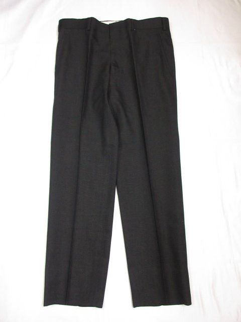Comme des Garcons Homme Casual Pants Silk blend slacks woven pattern Black Size US 33 - 9 Thumbnail