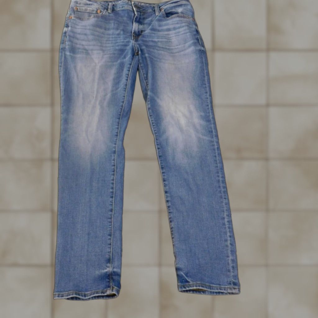 American Eagle Outfitters American Eagle Jeans Mens 36x32 blue athletic skinny light wash Denim Regular Zip Cotton Jeans Mens Blue 36 31 Slimming N/A Size US 36 / EU 52 - 1 Thumbnail
