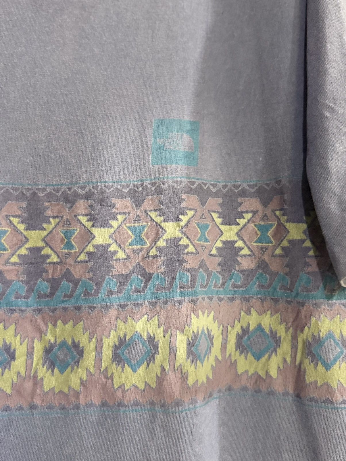 The North Face Thrashed Vintage 90s The North Face Bandana Sun Faded Tnf T Size US XL / EU 56 / 4 - 4 Thumbnail