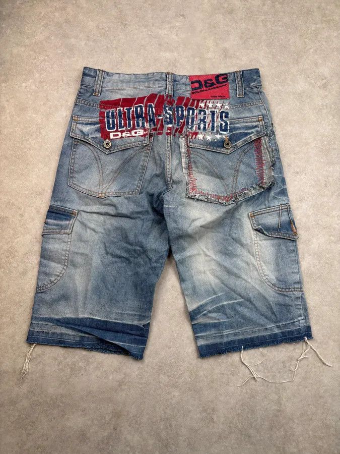 Dolce & Gabbana Archive Dolce & Gabbana Cargo Hybrid Denim Shorts