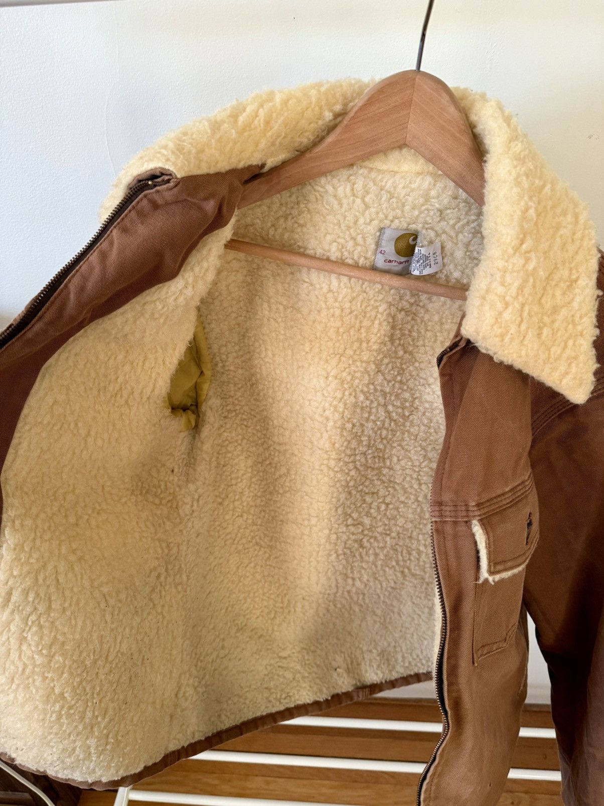 Carhartt Vintage 70s Carhartt Made in USA 29CB Pile Lined Duck Jacket Size US L / EU 52-54 / 3 - 4 Thumbnail
