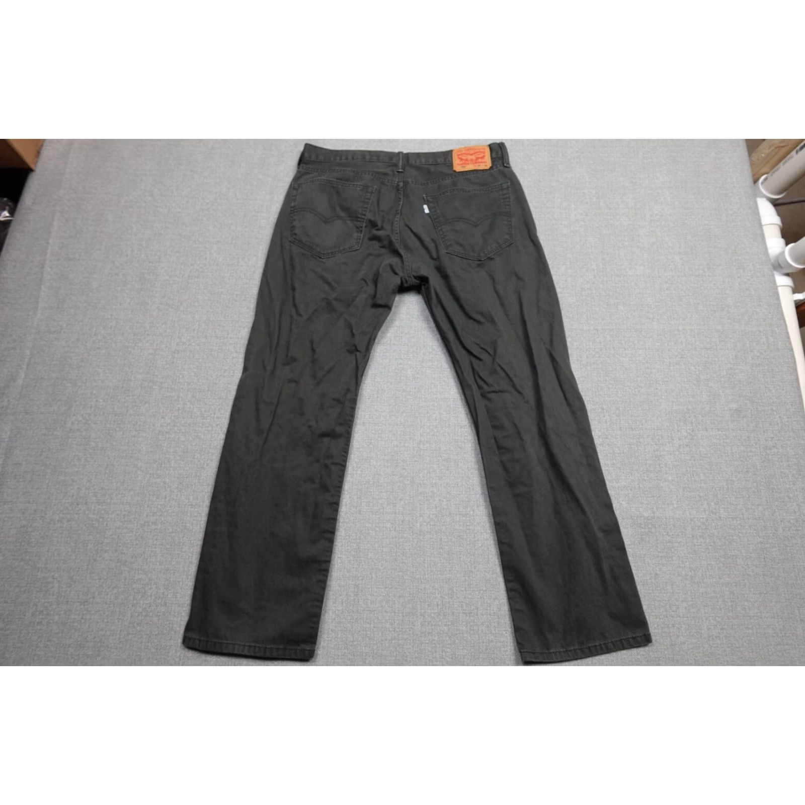 Levi's Levi's 505 Jeans Mens 36x30 Black Straight Leg Western Rancher Cowboy Dark Wash Vintage No Size US 36 / EU 52 - 4 Thumbnail