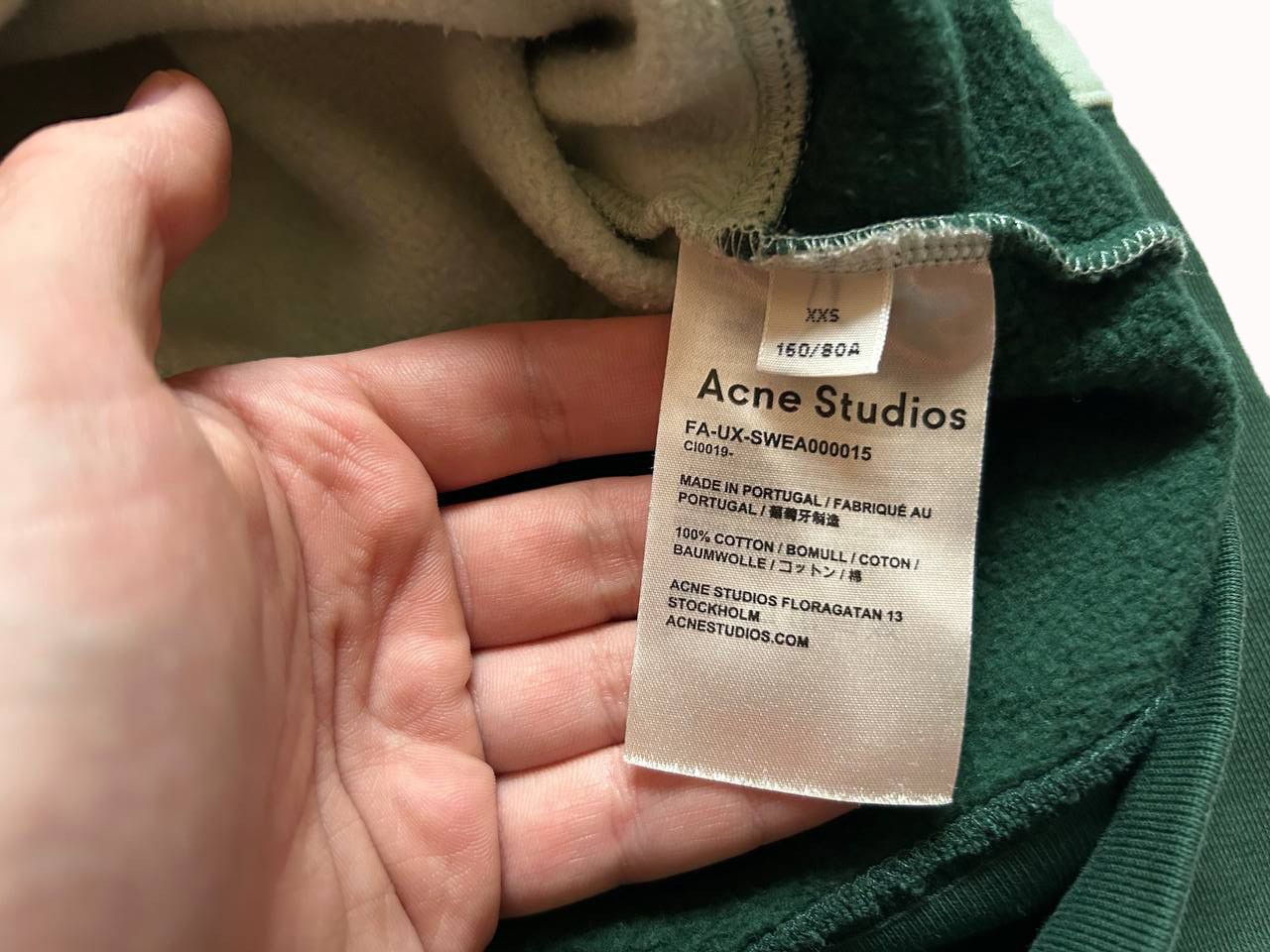 Acne Studios Rare Face sweatshirt from Acne Studios Size US XXS / EU 40 - 7 Thumbnail