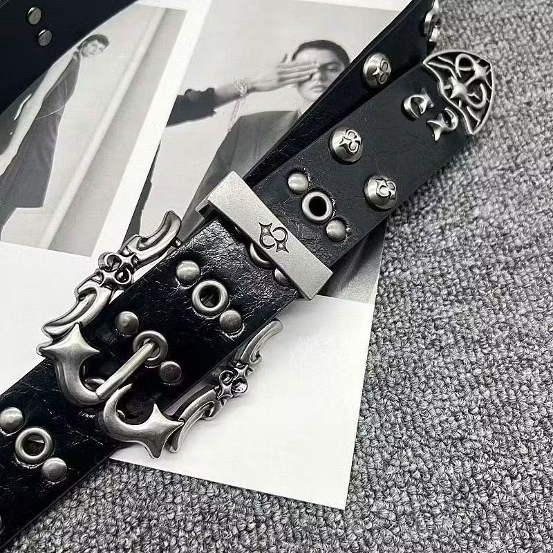Japanese Brand Streetwear casual black colour belt Size ONE SIZE - 3 Thumbnail