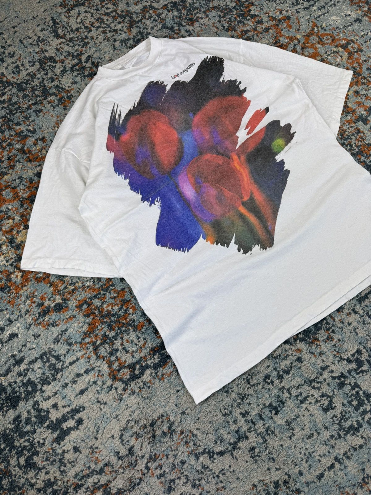 Vintage Vintage 80s Tulip computers graphic tee microsoft apple Size US XL / EU 56 / 4 - 2 Thumbnail