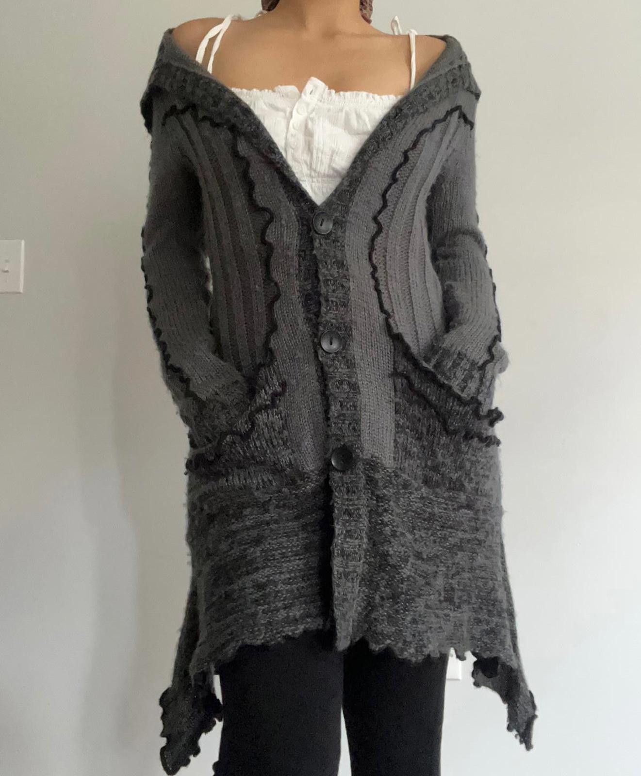 Other Comfy grey long button up cardigan sweater Size M / US 6-8 / IT 42-44 - 1 Thumbnail
