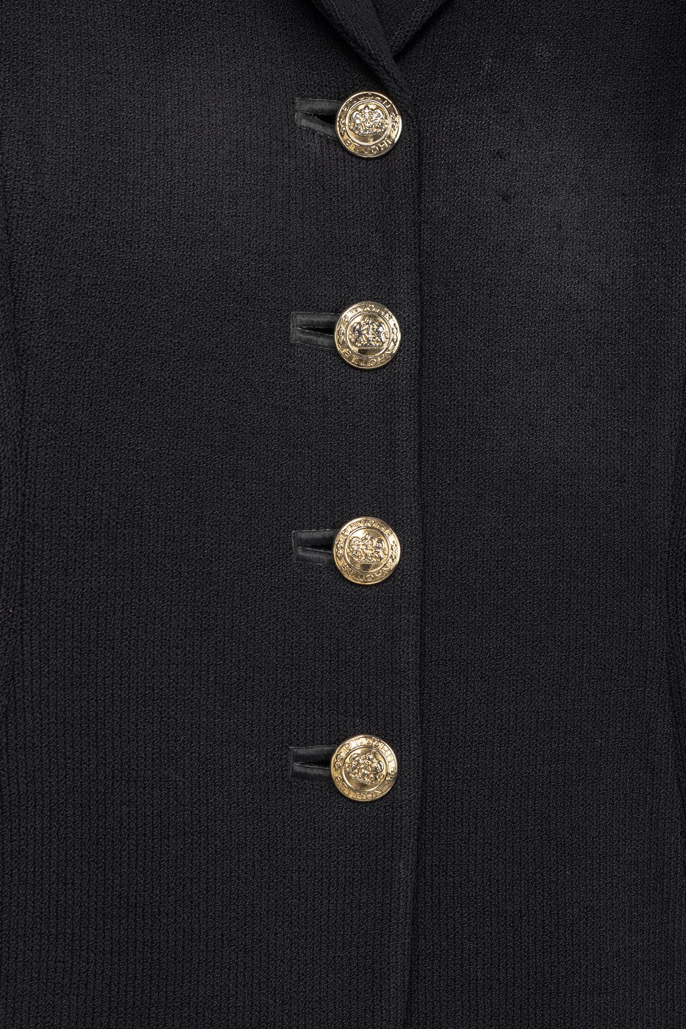St. John St. John Collection Vintage Wool-Knit Short-Sleeve Blazer Size L / US 10 / IT 46 - 6 Thumbnail